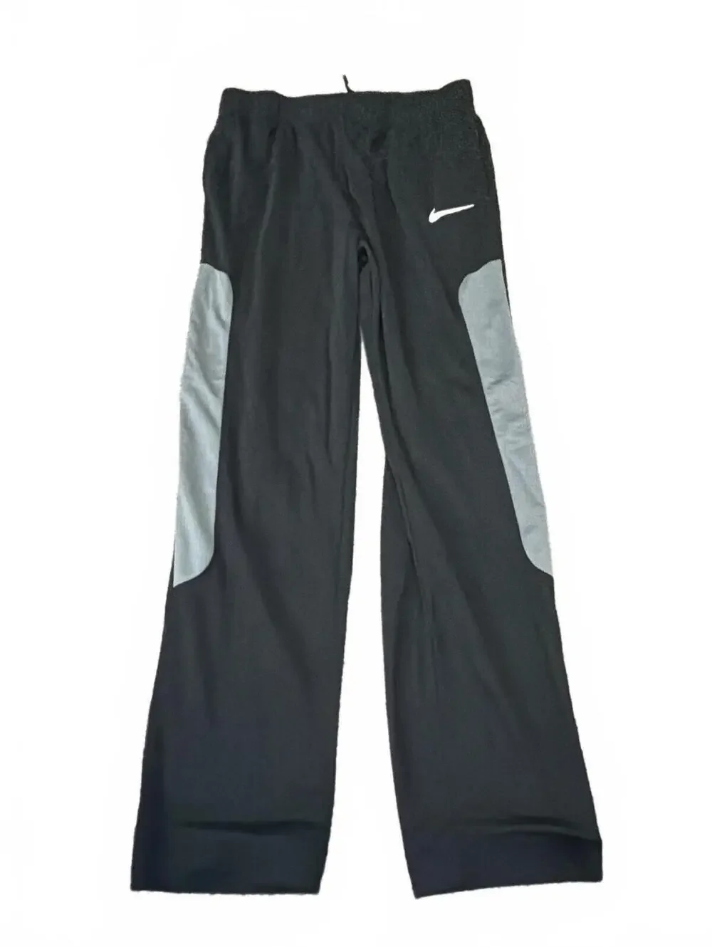 Nike Kids Boys Dri-Fit Black Gray Pants L+ Husky